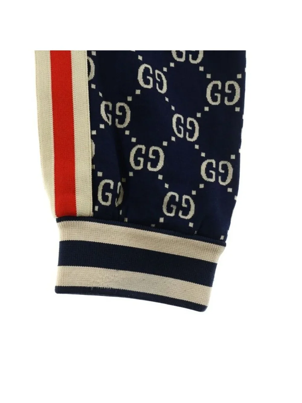 Gucci GG Jacquard Sweatshirt Pants Jogging Track Navy